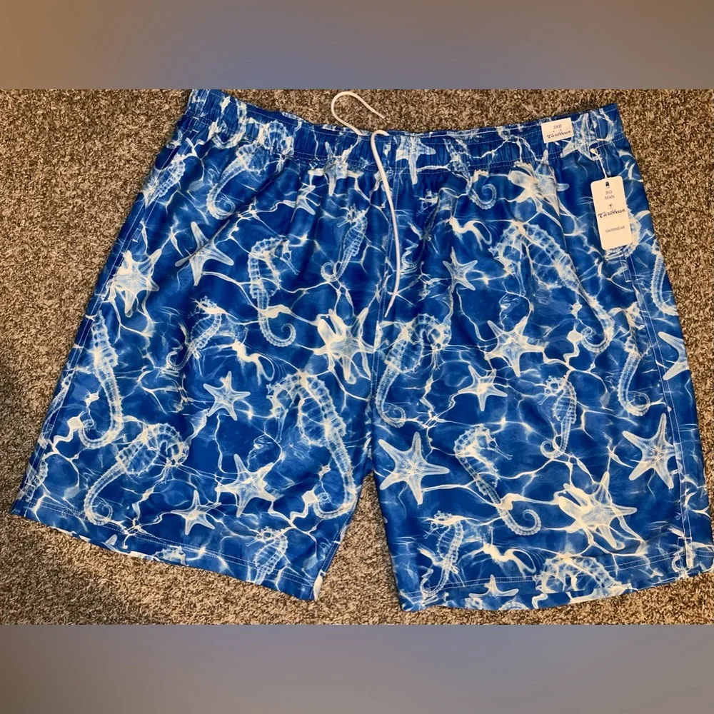 Caribbean Swim Trunks Men’s Size 3XB‎ Bundle Of 2 NWT